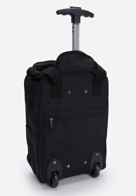 Black Small Wheelie Luggage Bag