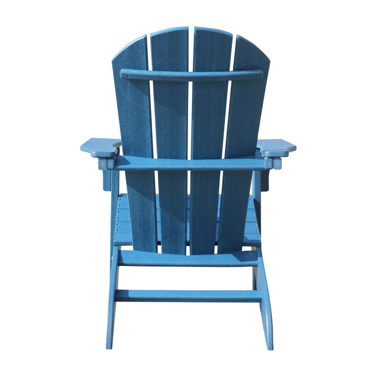 Aurora Decor Blue Classical Plastic Outdoor Patio Adirondack Chair