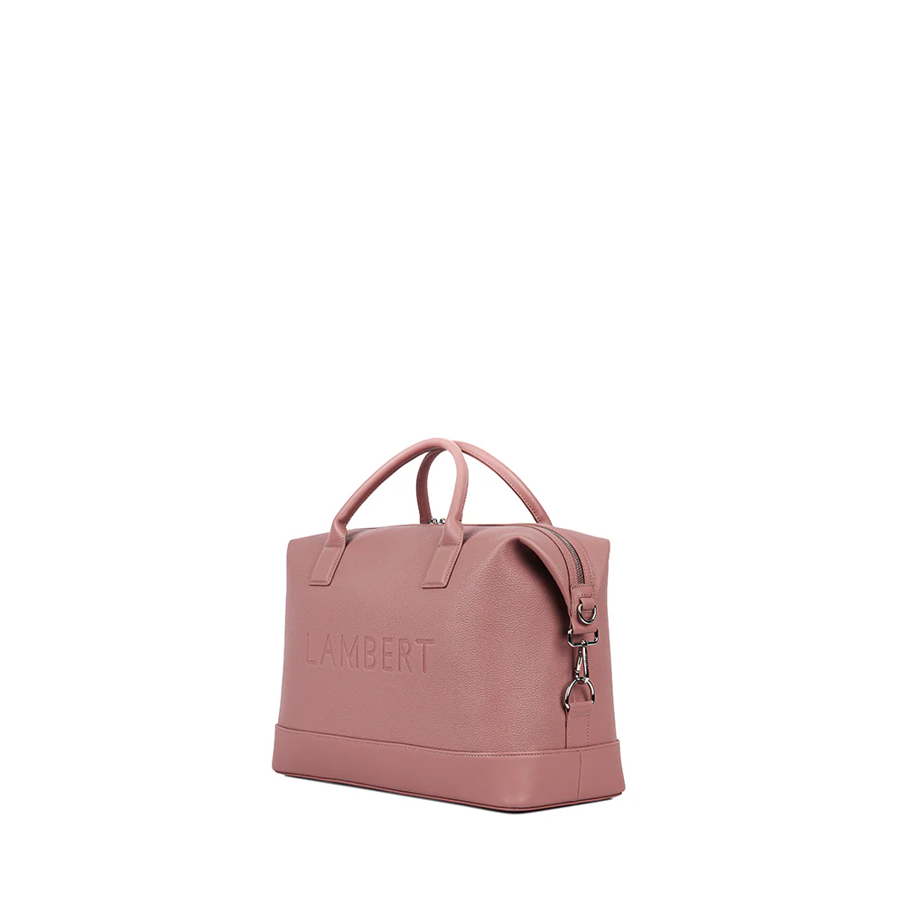 The Mae – Clay Vegan Leather Small Travel Bag