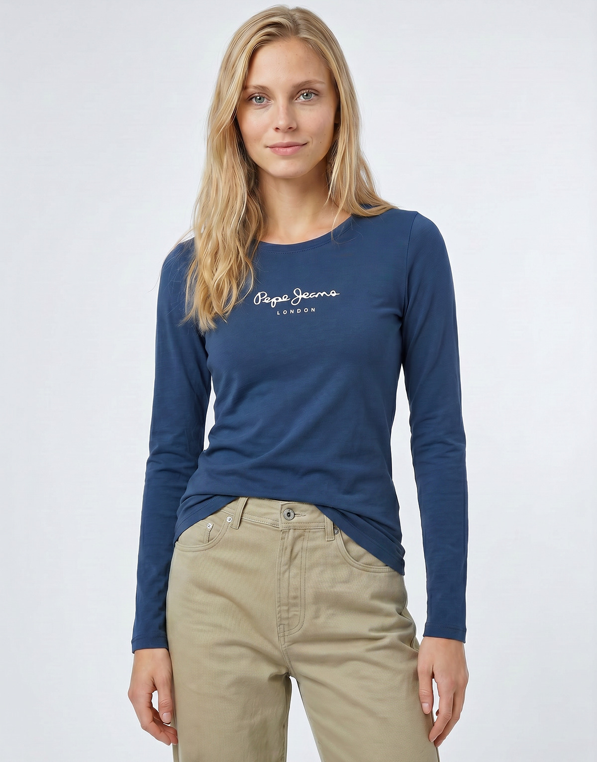Pepe jeans - NEW VIRGINIA LS N - Marine