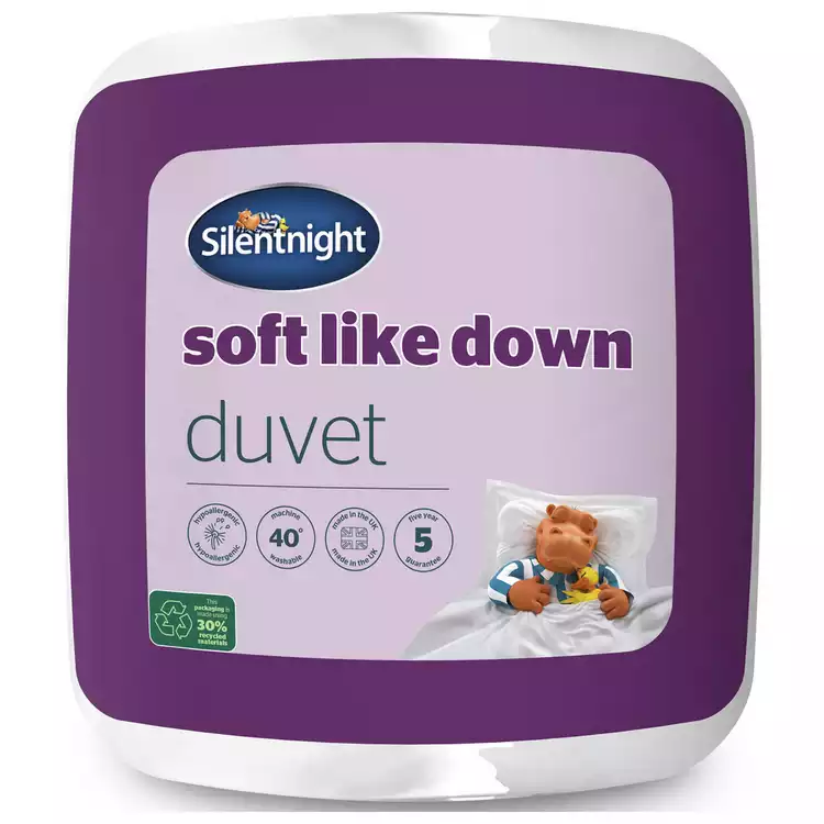 Silentnight Soft Like Down 10.5 Tog Duvet - Single