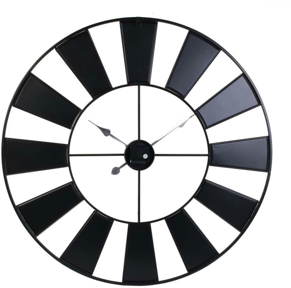 - Horloge en métal recyclerie 80 cm