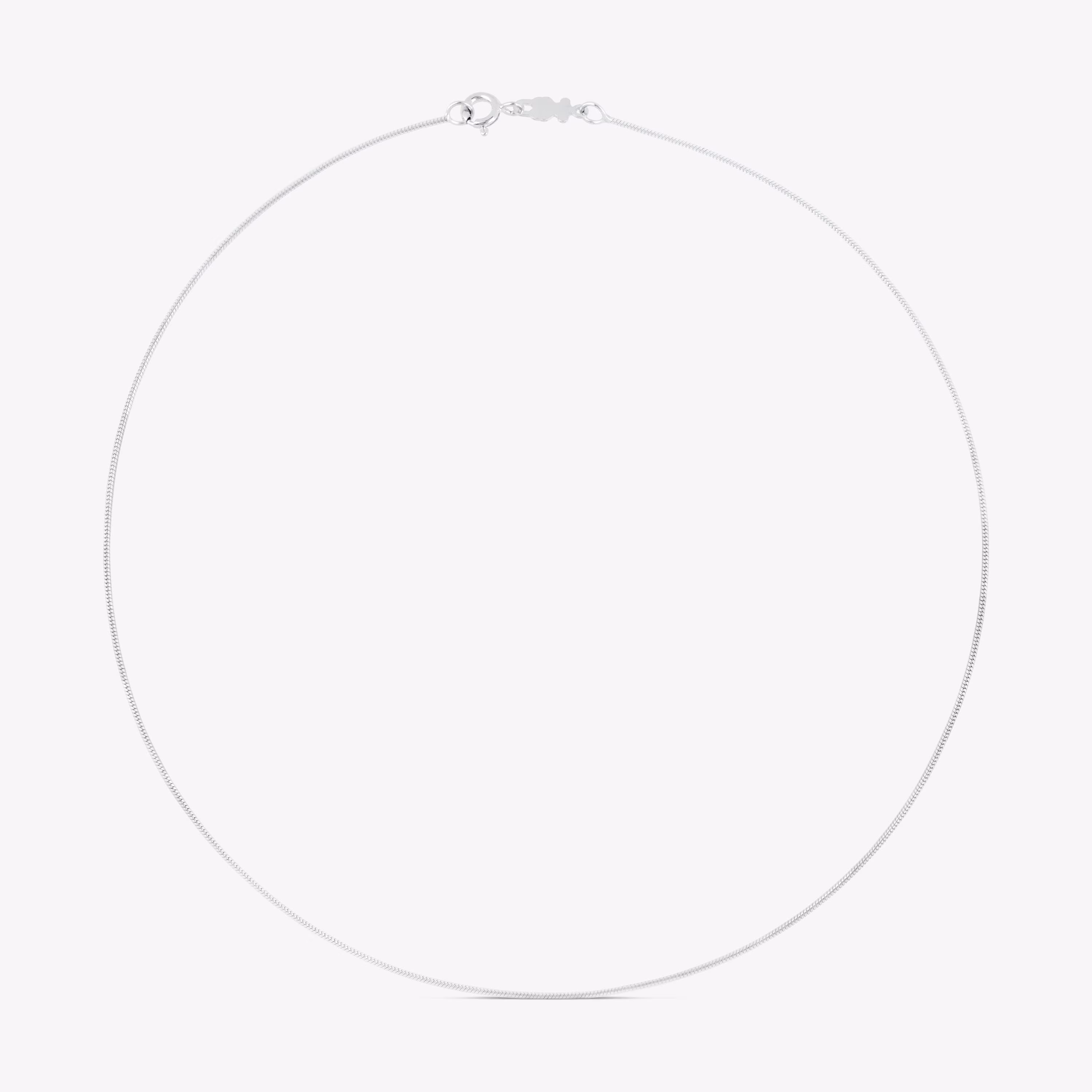 Gargantilla cordón de plata, 40 cm Chain