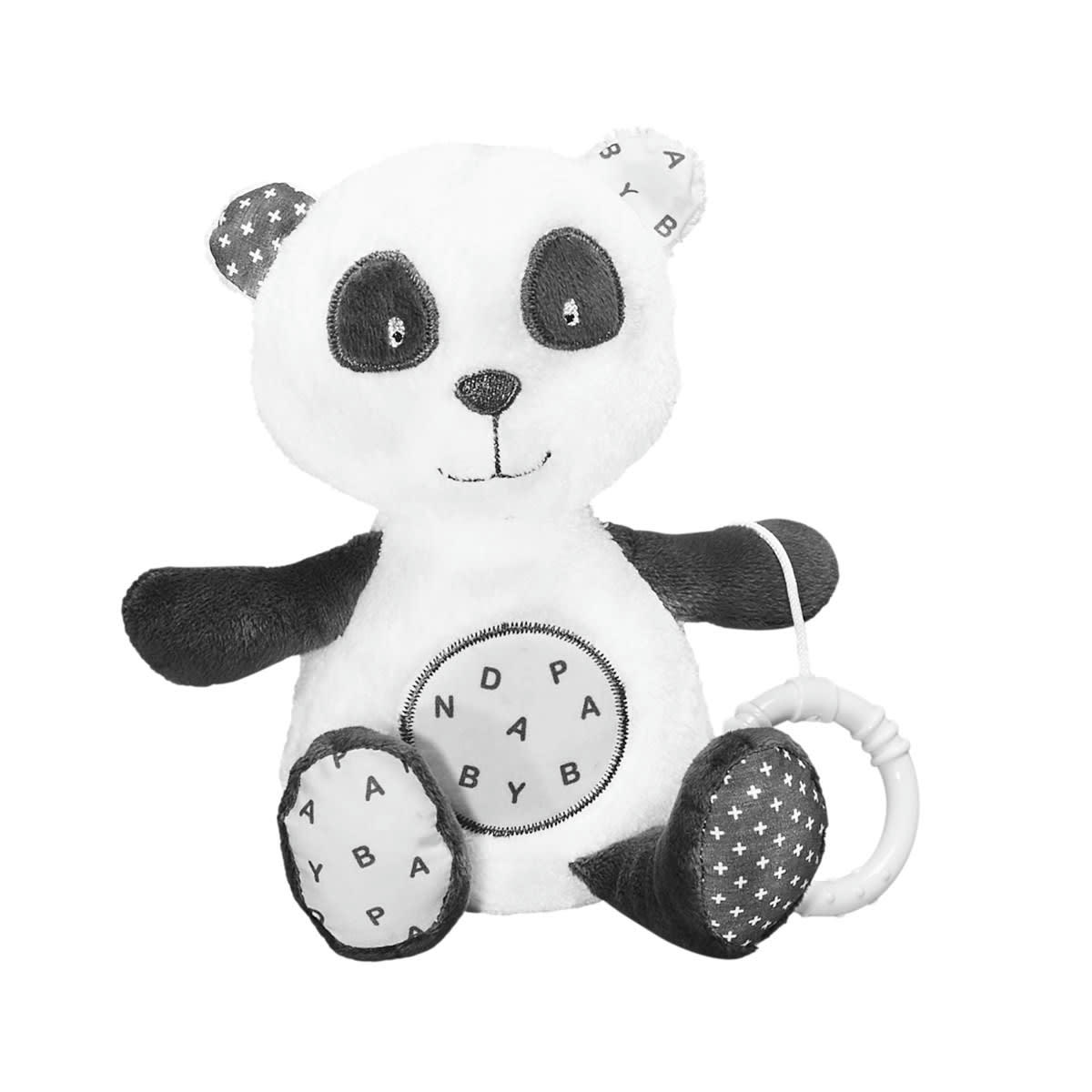 CHAO CHAO - Peluche mini musical en velours gris