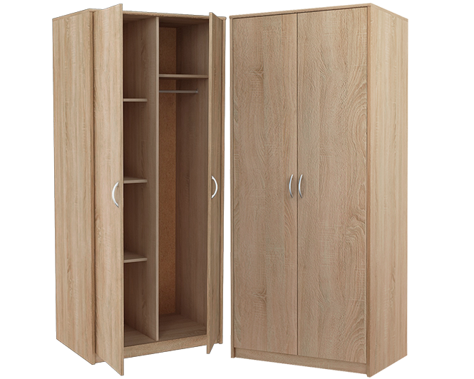 Szafa Dwudrzwiowa Sz05 Dąb Sonoma 193x85x55 cm Bestseller
