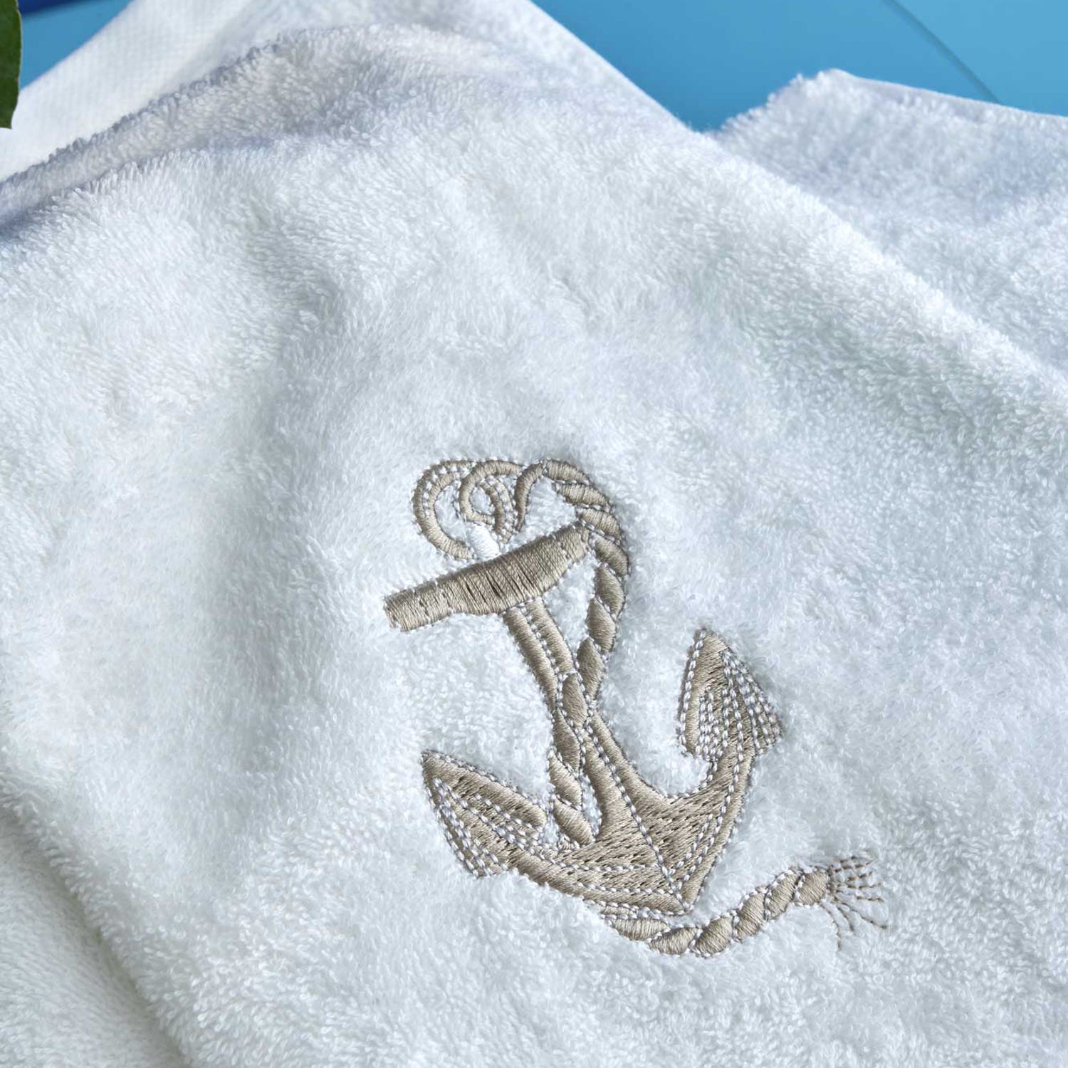Telo doccia Marino 100x150 cm Biancoperla