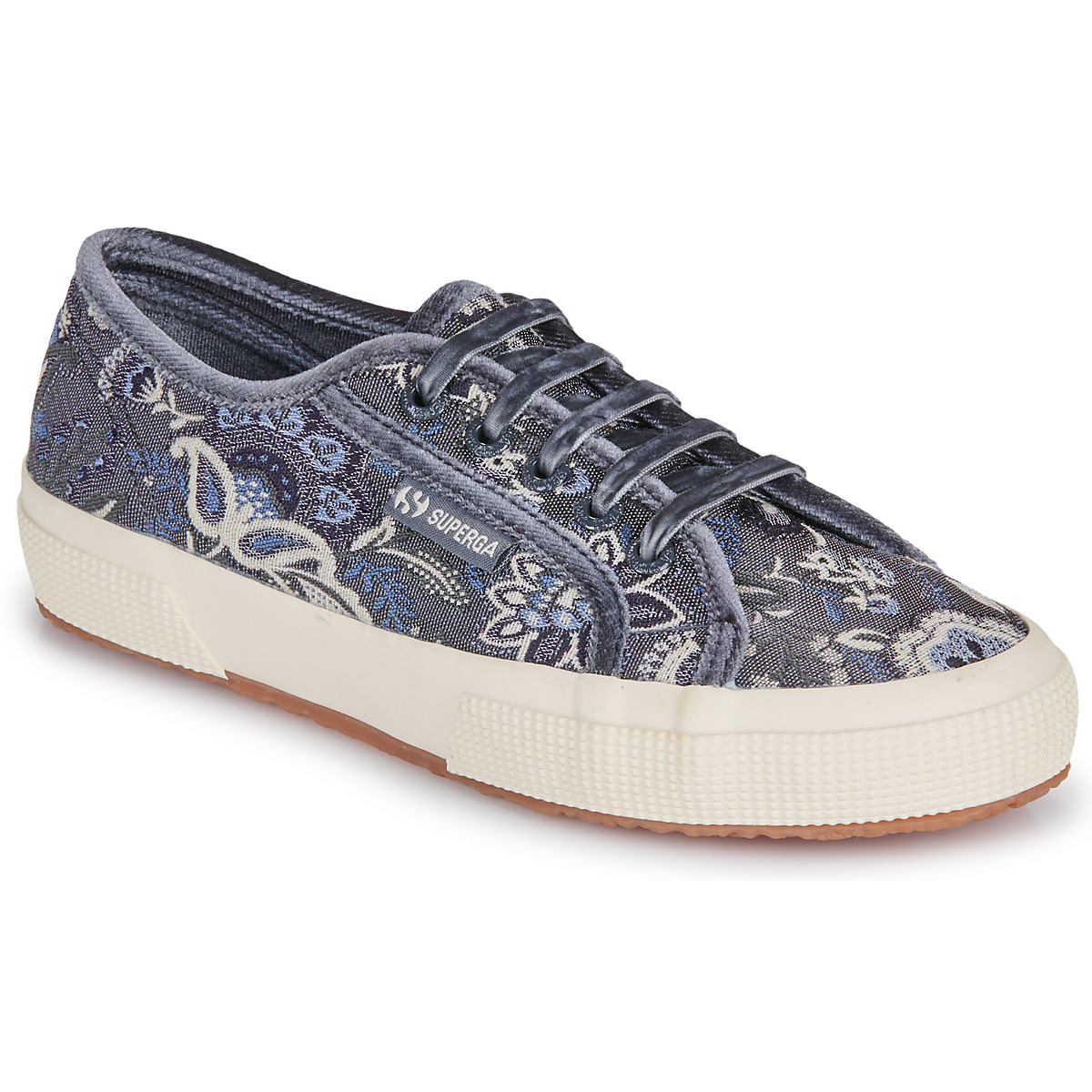 Superga - 2750 TAPESTRY - Grey / Blue