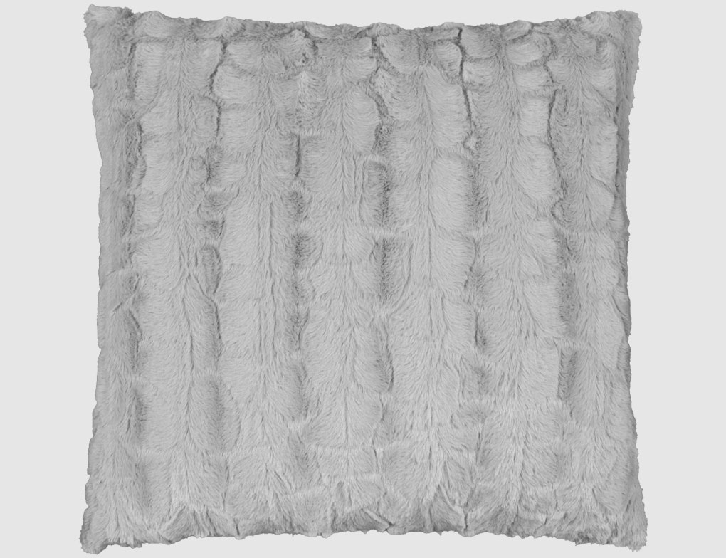 Kissen Fury Silber 45x45cm
