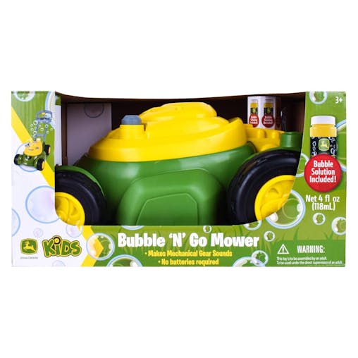 John Deere Bubble N Go Mower & Bubble Solution 118ml