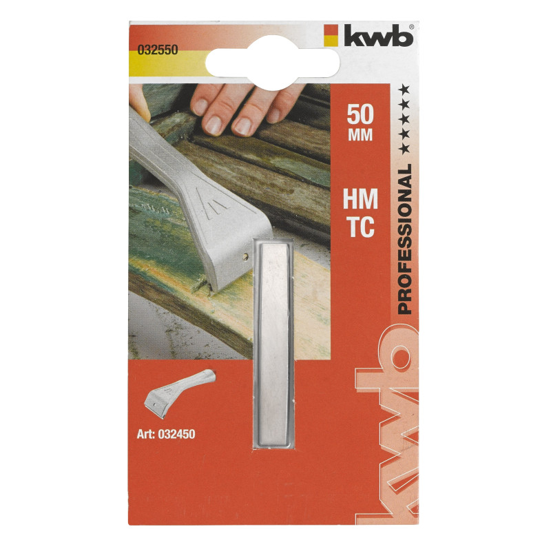 Lame de rechange pour grattoir à peinture 0324-50 50 mm KWB