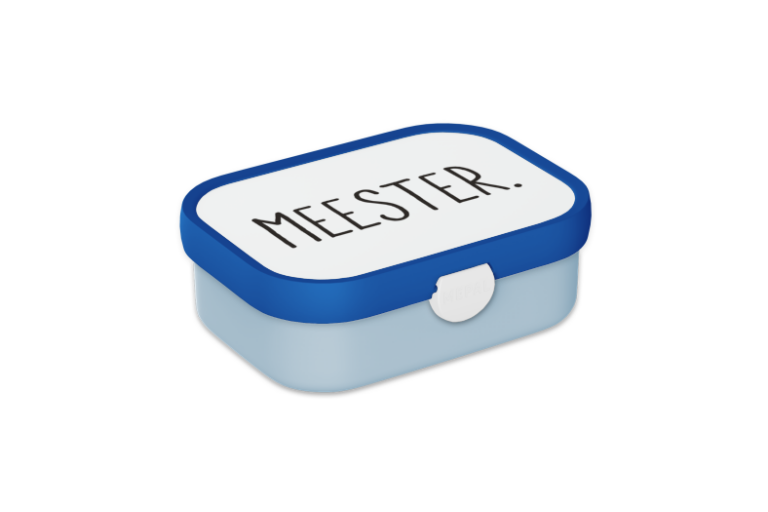 Gepersonaliseerd cadeau meester - Lunchbox Campus