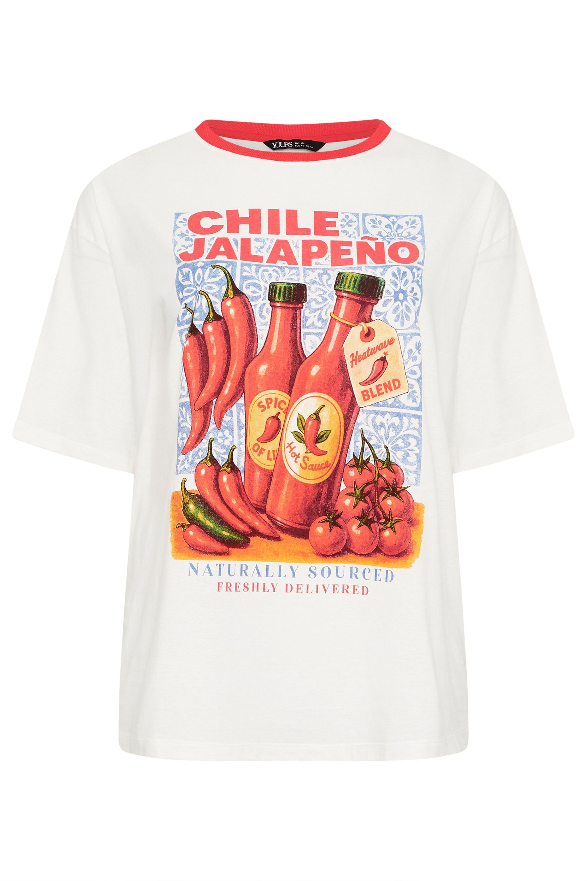 Yours Chile Jalapeno' Relaxed T-Shirt