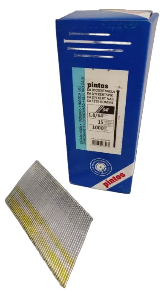 DYKKERT PINTOS 34° 1,8MMX64MM 1000STK