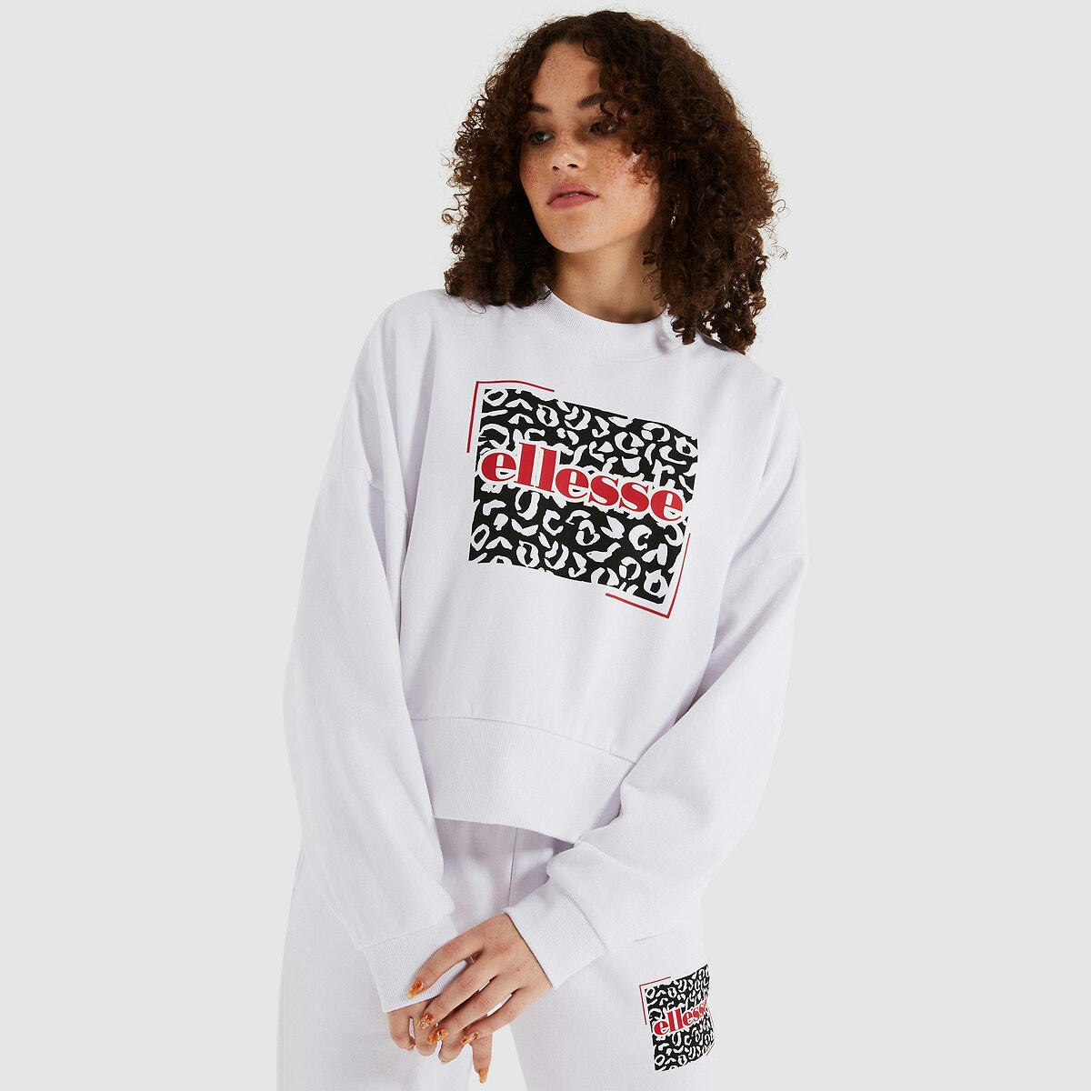 Sweat col rond avec motif