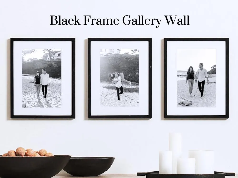Black Picture Frames for Family Photos Do It Yourself Picture Frame Wall Simple Black Frames