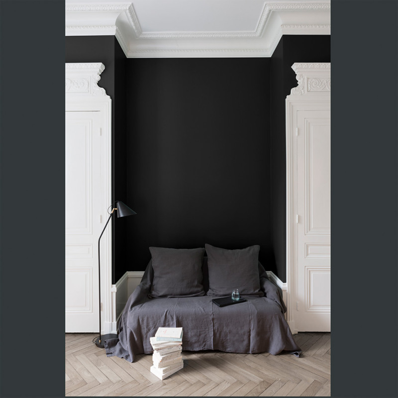 Peinture pour murs Velours de Peinture noir smoking mat 2,5 L LIBERON