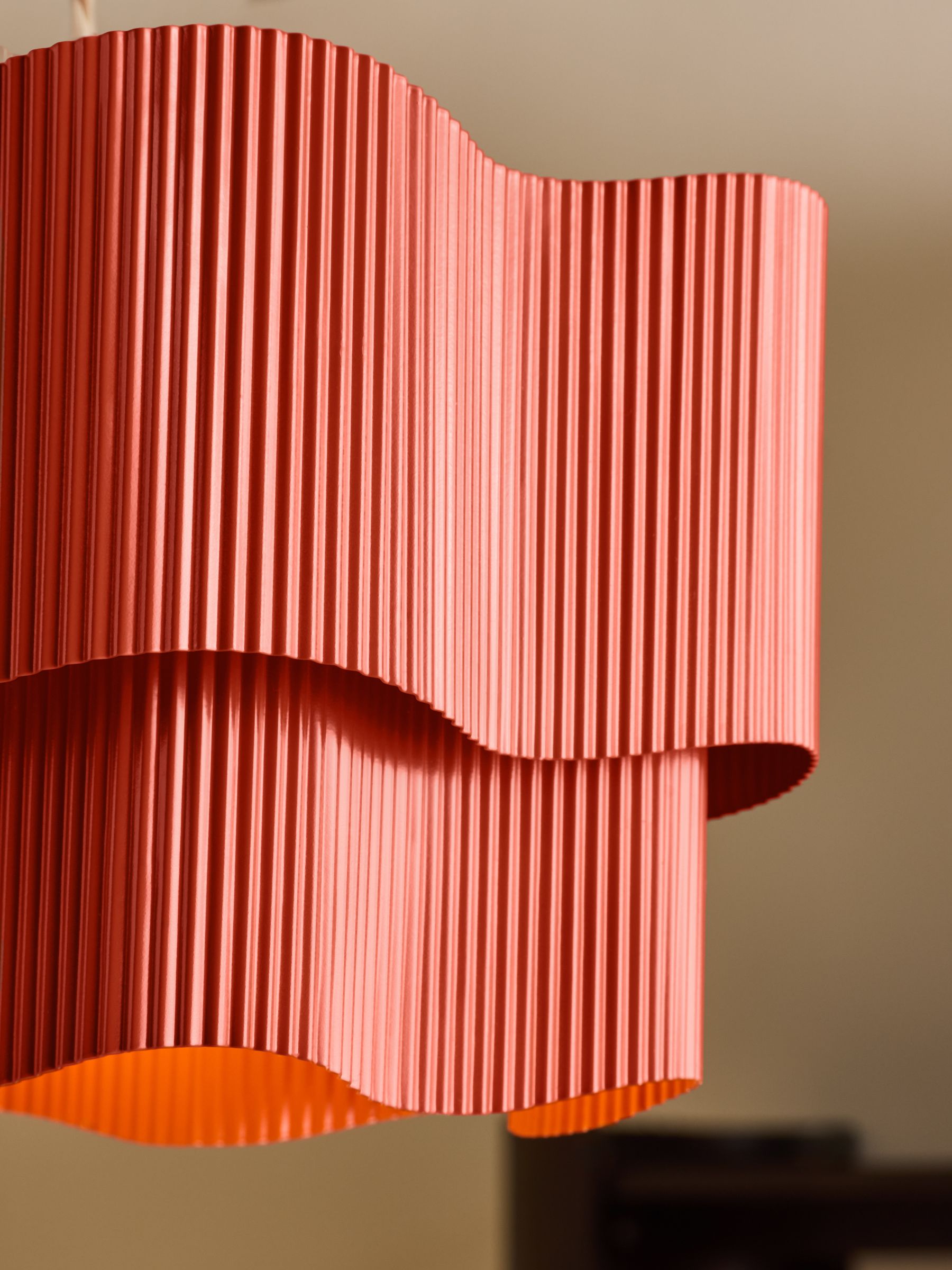Red Easy Fit Sydney Ceiling Light Shade
