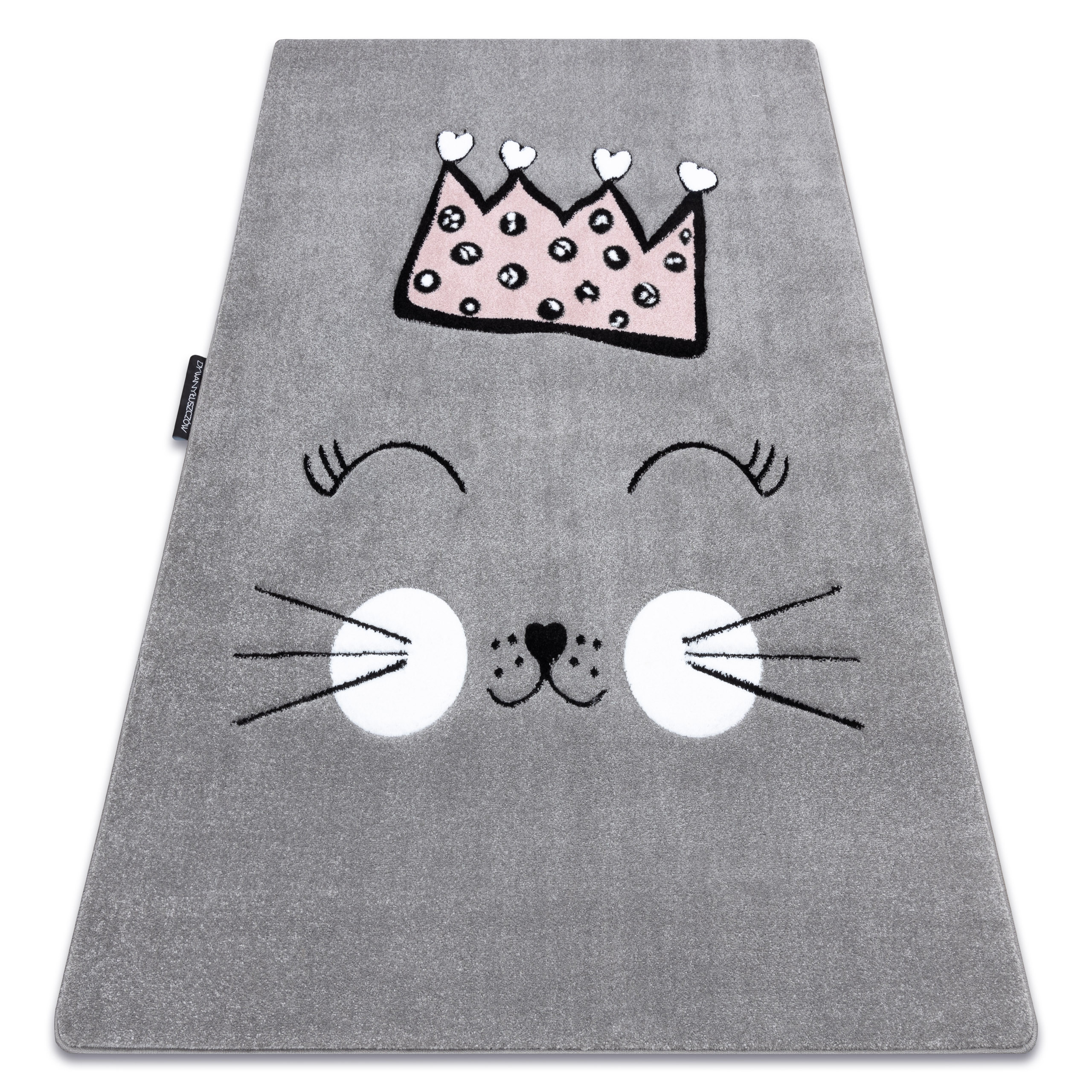 Dywan PETIT CAT KOTEK KORONA szary 240x330 cm