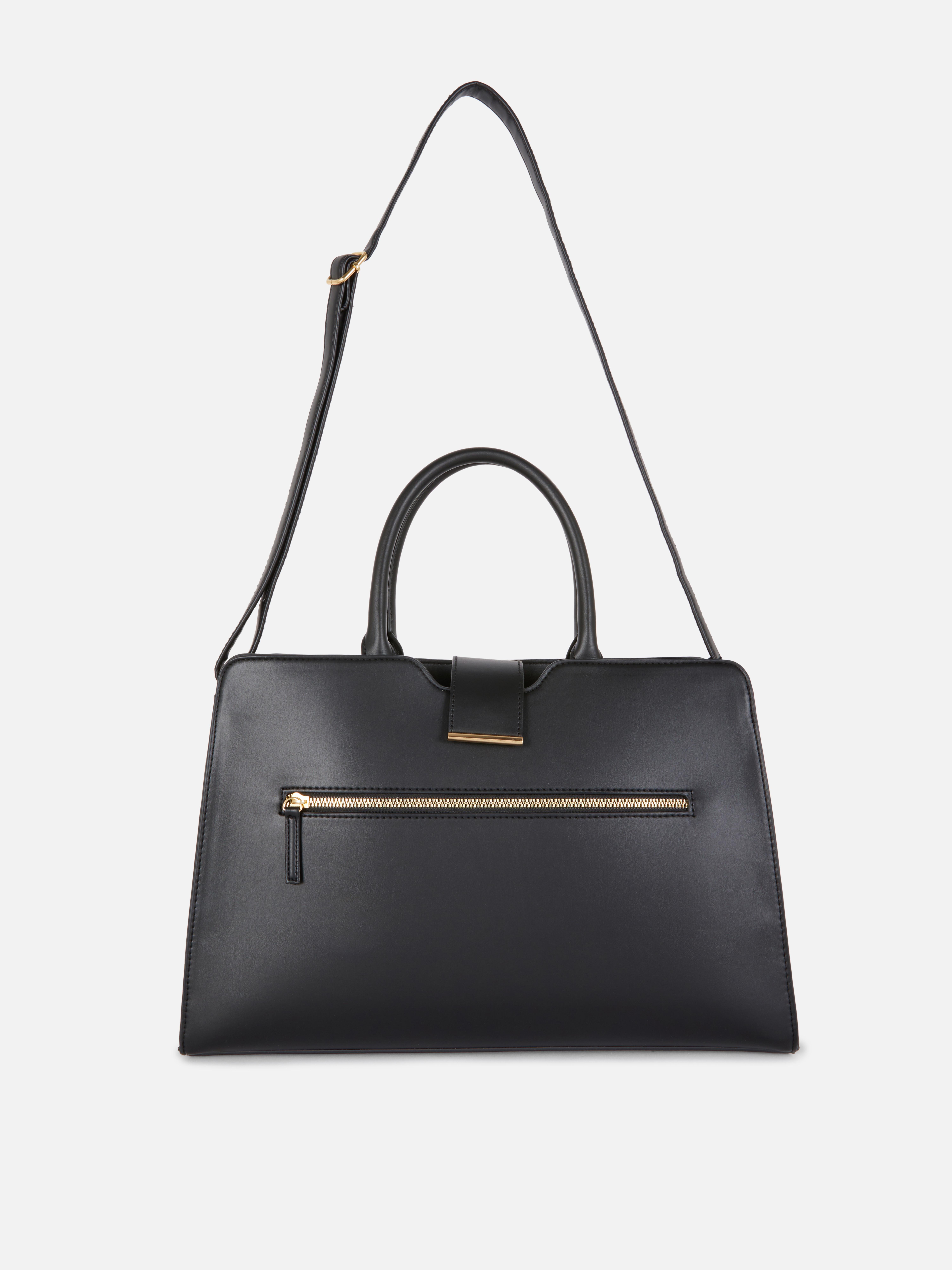 Faux Leather Tote