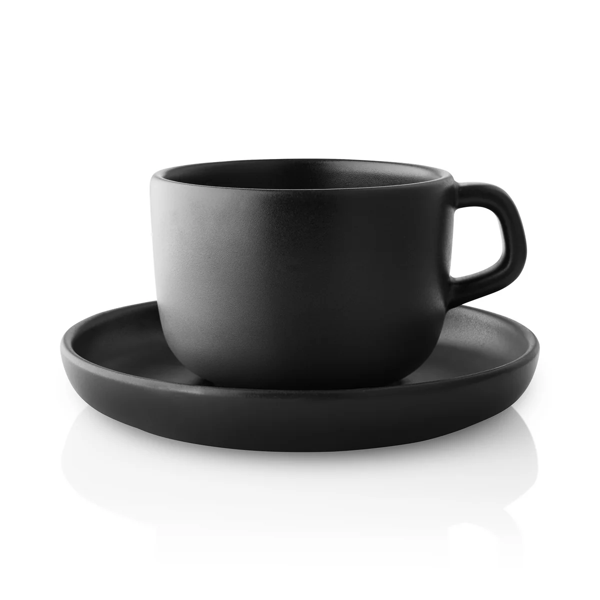 Eva Solo - Nordic Kitchen Tasse mit Untertasse 20 cl, schwarz