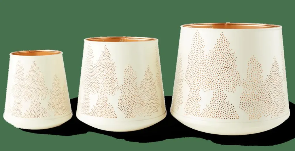 Lanternes^CASA WOODS Lanterne Crème