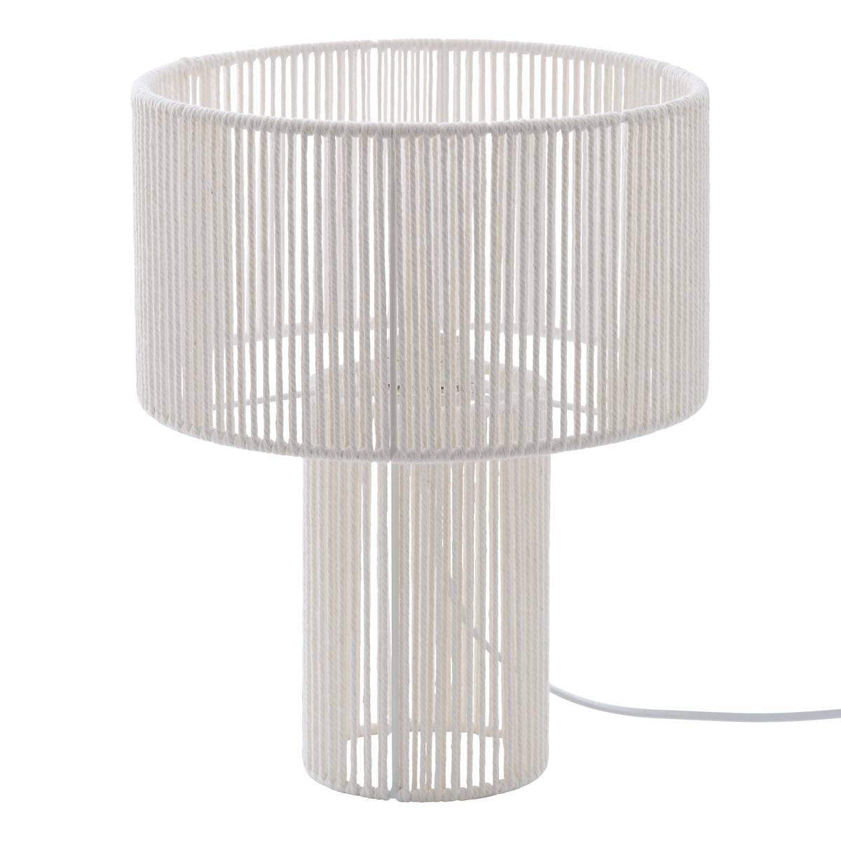 Lamp "Miria" White, H.34 cm