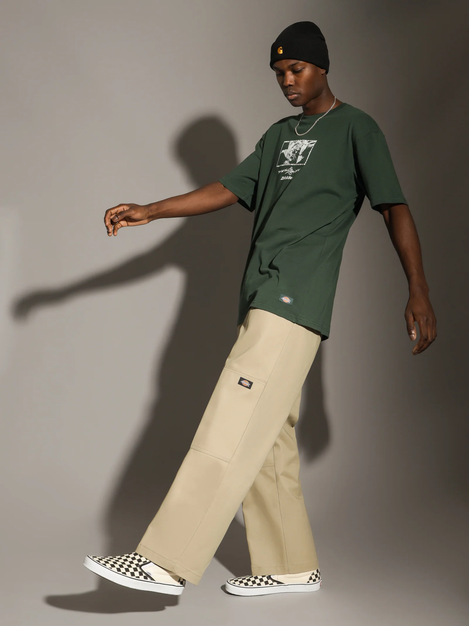 85-283 Loose Fit Double Knee Pants