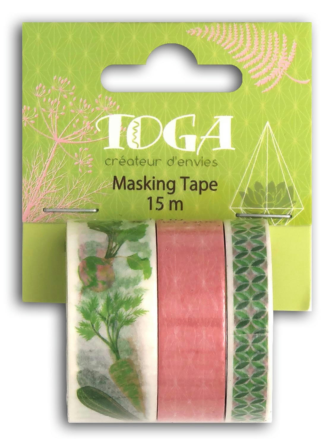 - Masking tape motif floral