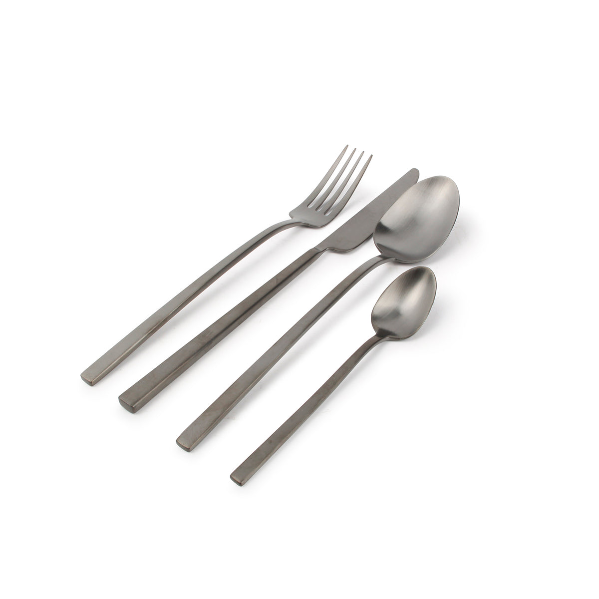 S|P Collection - Bestekset 16-delig mat zwart Terno