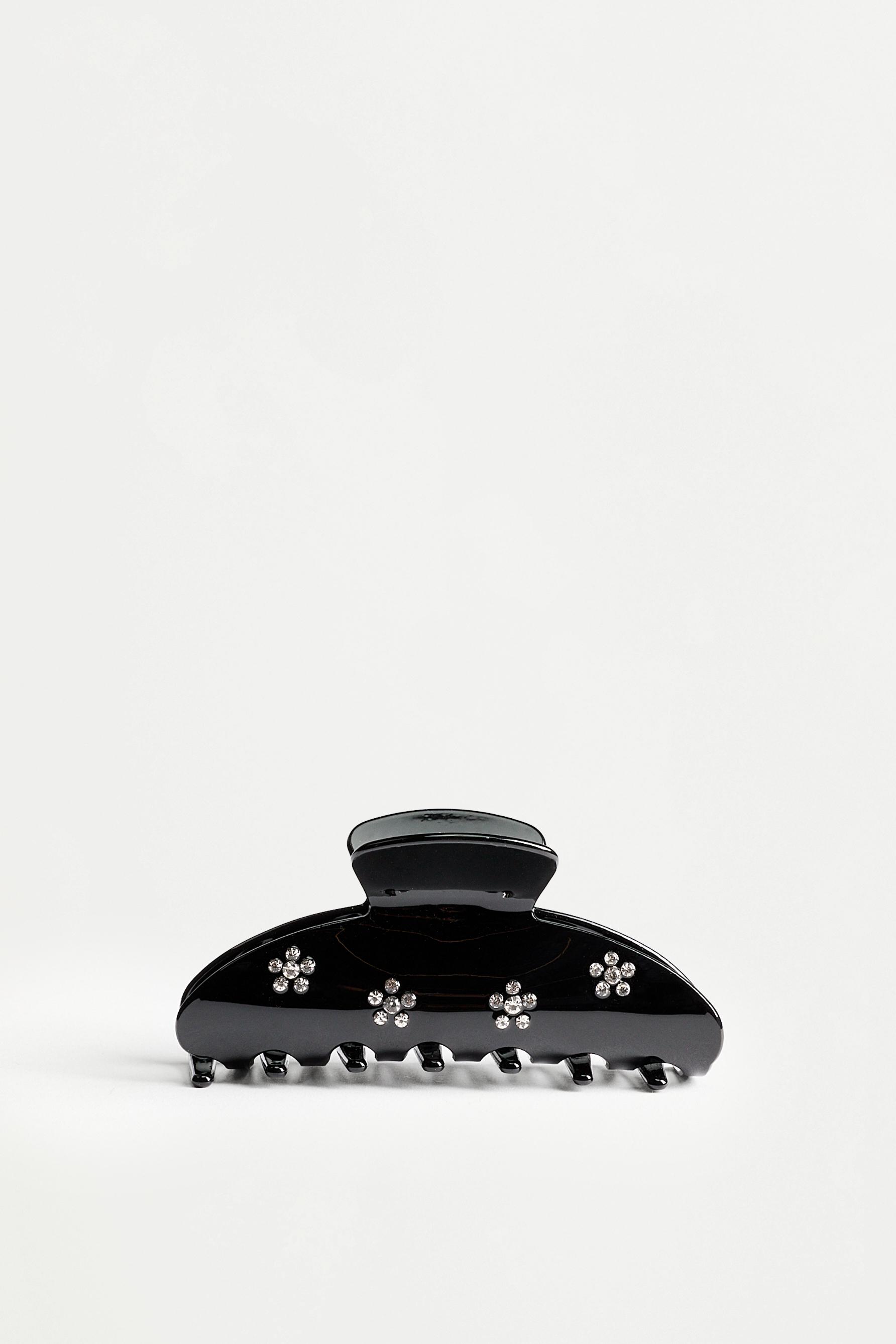 Pinza flores strass