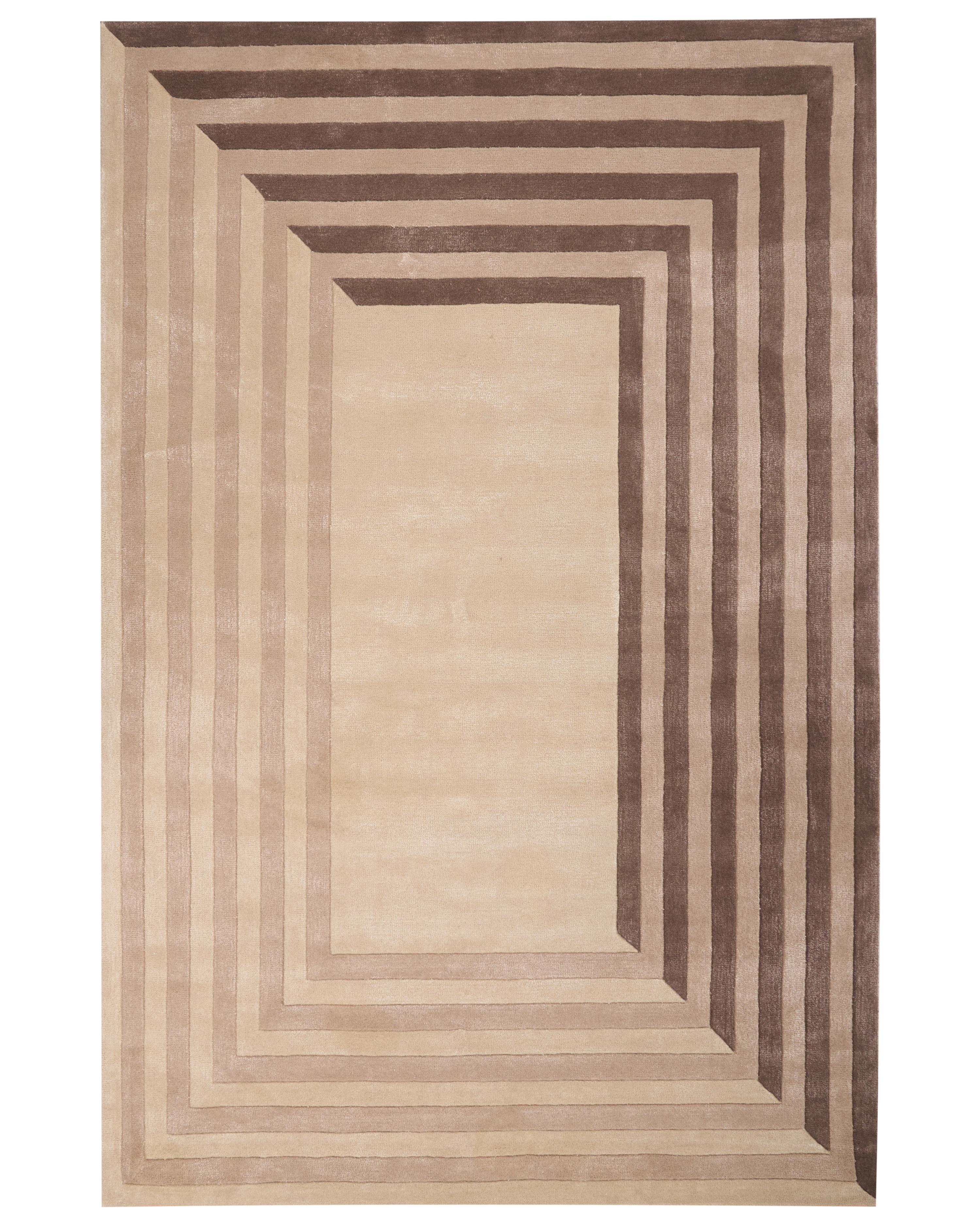 Rug SARAI Beige 160 x 230 cm Viscose