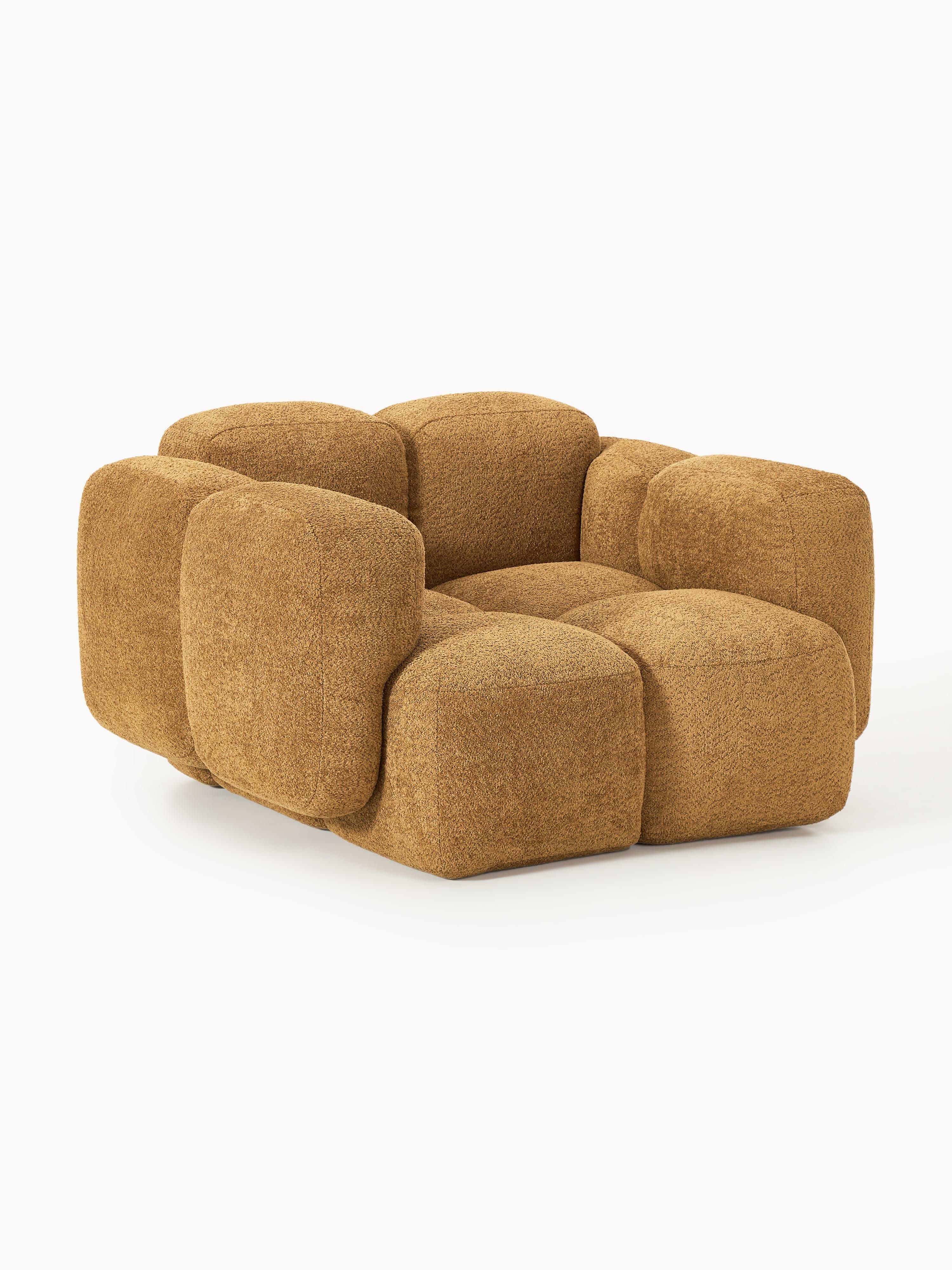 Loungesessel Tayla aus Teddy-Bouclé