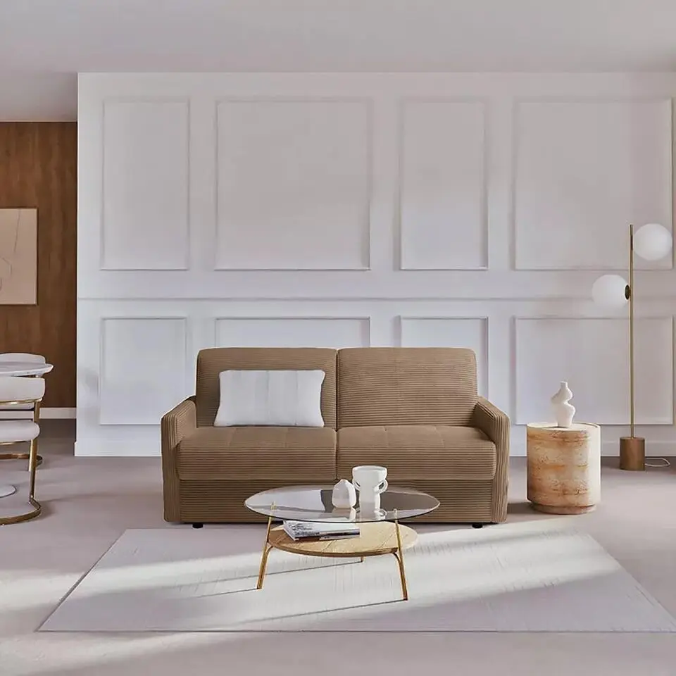 Calicosy - Slaapbank 3-zits - Grijs - 87x175x100 cm