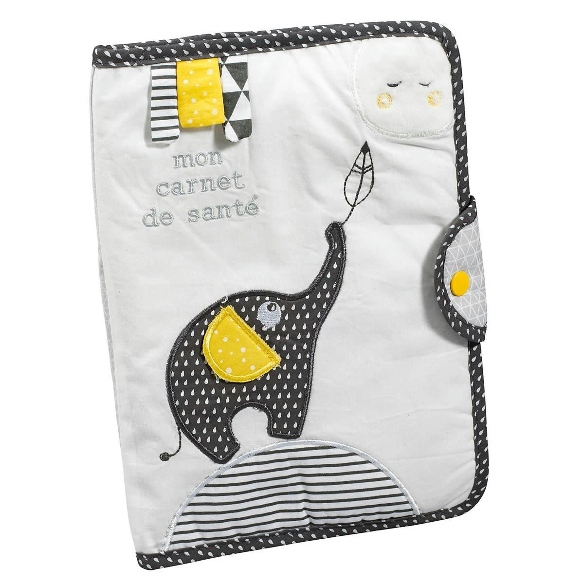 BABYFAN - Protège carnet de santé en coton gris
