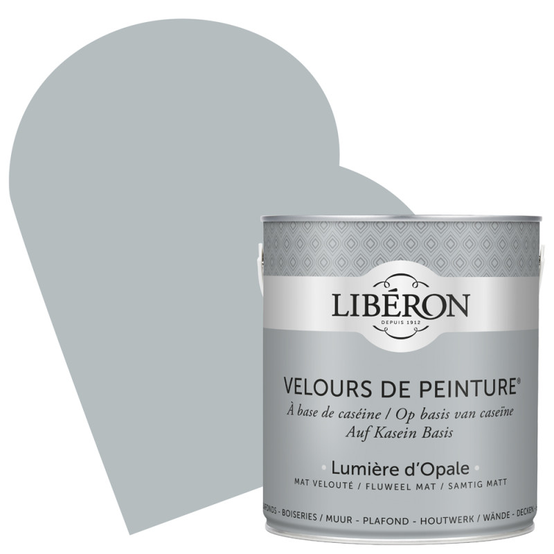Peinture pour murs Velours de Peinture lumière d'Opale mat 2,5 L LIBERON