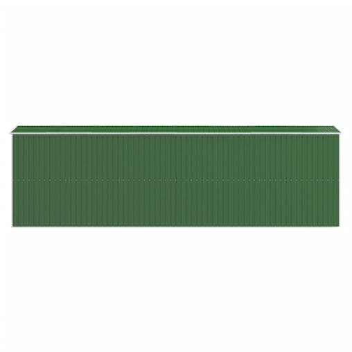 NNEVL Garden Shed Green 192x689x223 cm Galvanised Steel