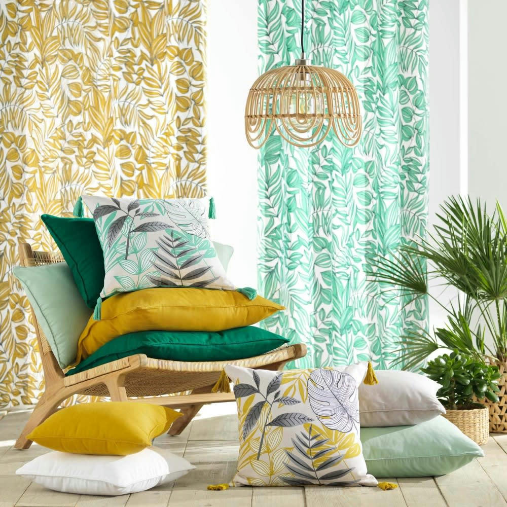 - Rideau  coton Vert 140 X 240