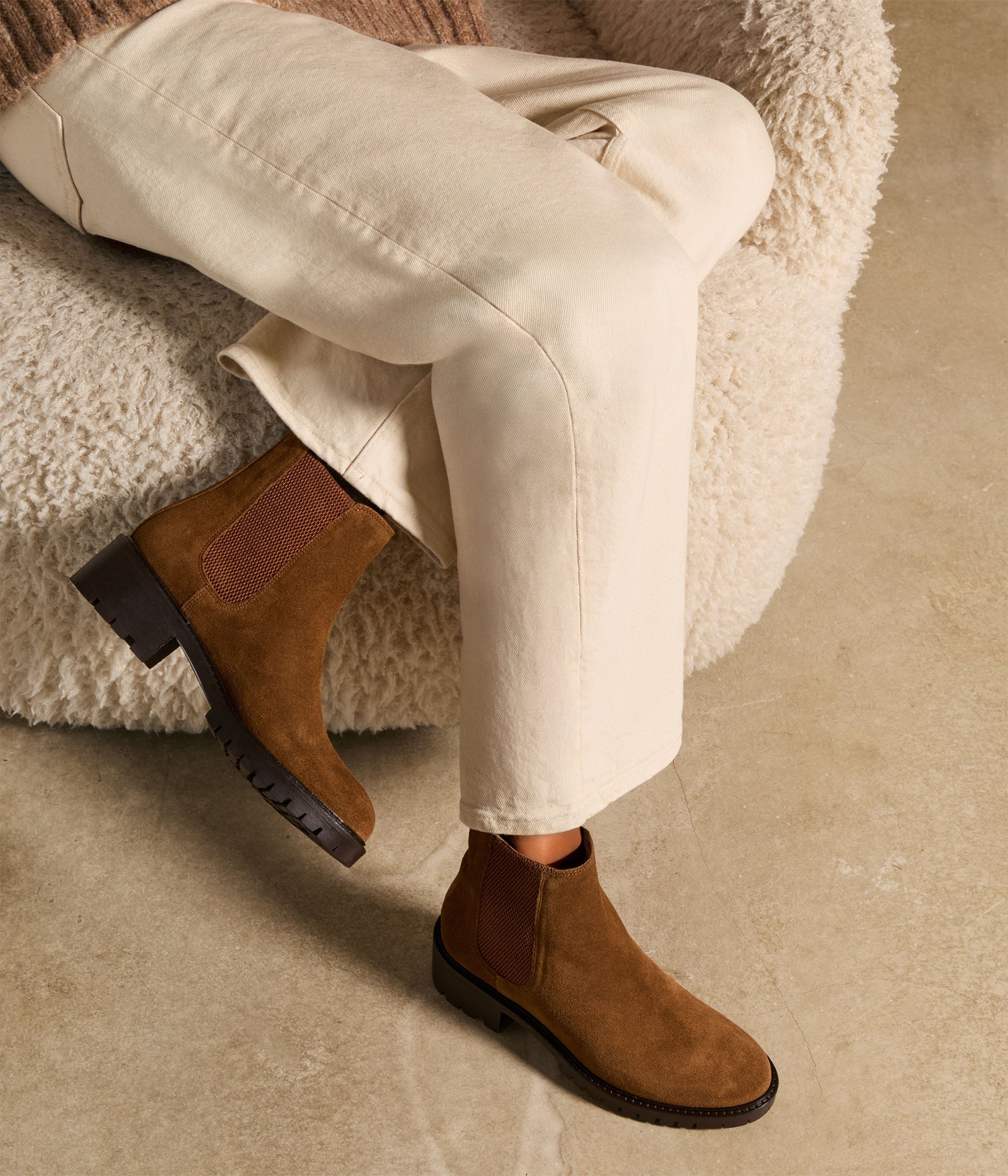 Chelsea boots camel Adolie