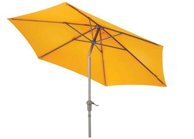 CANVAS Outdoor/Patio Auto Tilt Market Umbrella, Mango, 9-ft