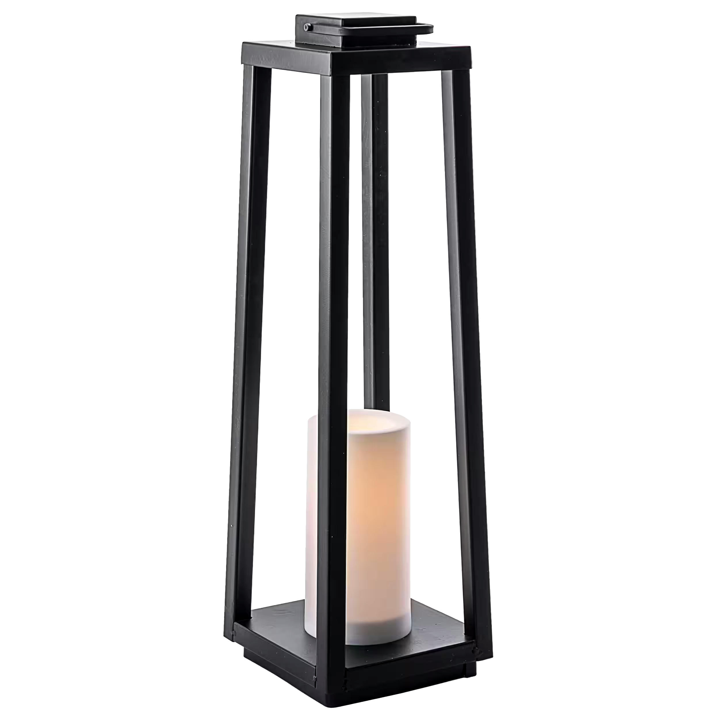 CANVAS Outdoor & Indoor Lantern, Multiple Sizes, Black