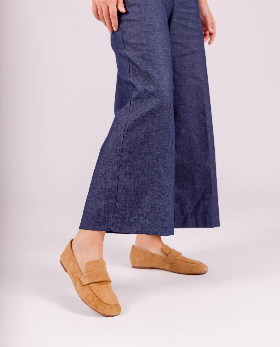Zapato plano TANA-001 marrón