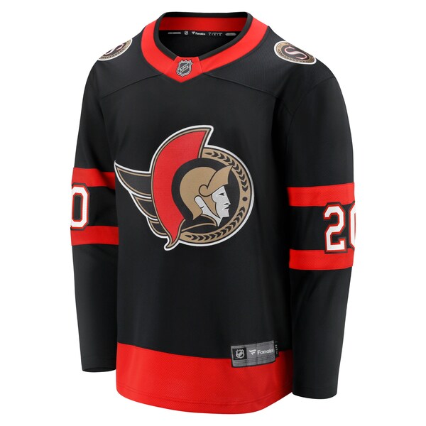 Fabian Zetterlund Ottawa Senators  Home Breakaway Jersey - Black