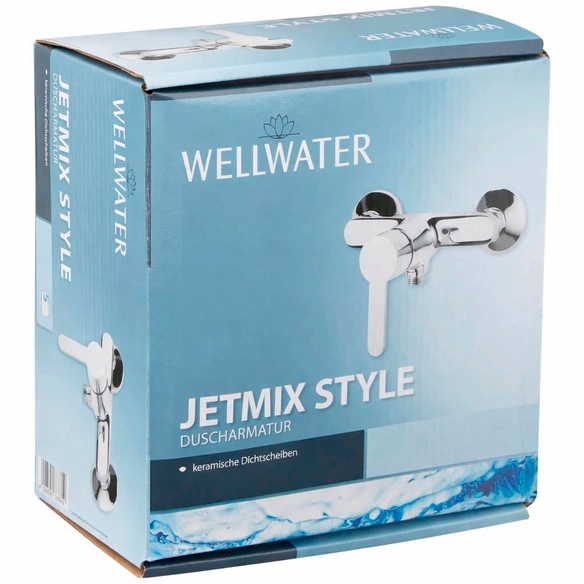 Duscharmatur »JETMIX STYLE«, Messing, glänzend, ¾