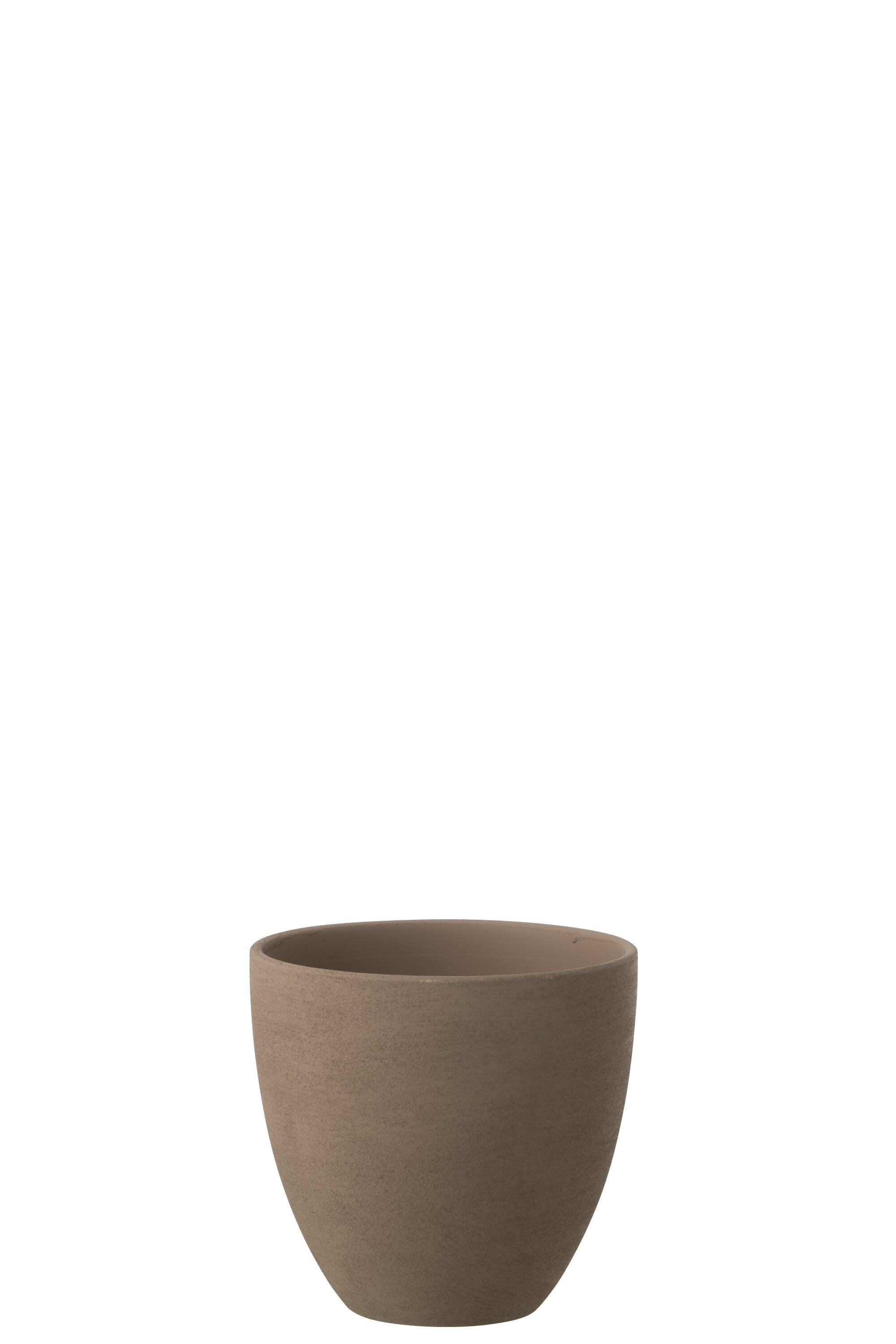 J-Line bloempot Rond - keramiek - taupe - medium