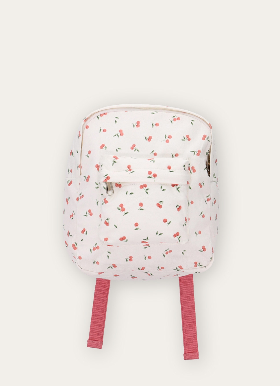 SAC A DOS ENFANT IMPRIMÉ CERISES ÉCRU