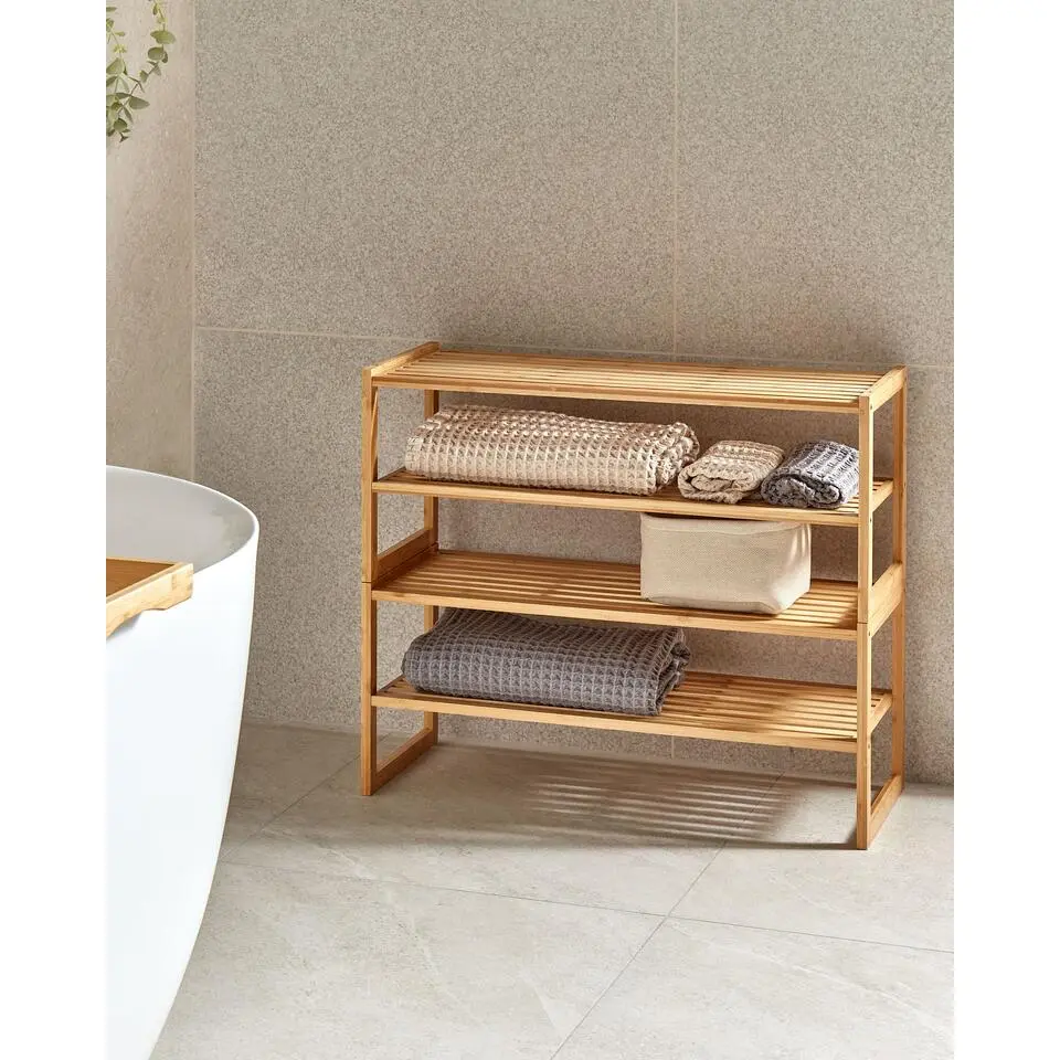 UVALDA - Badkamerkast - Lichthout - Bamboe