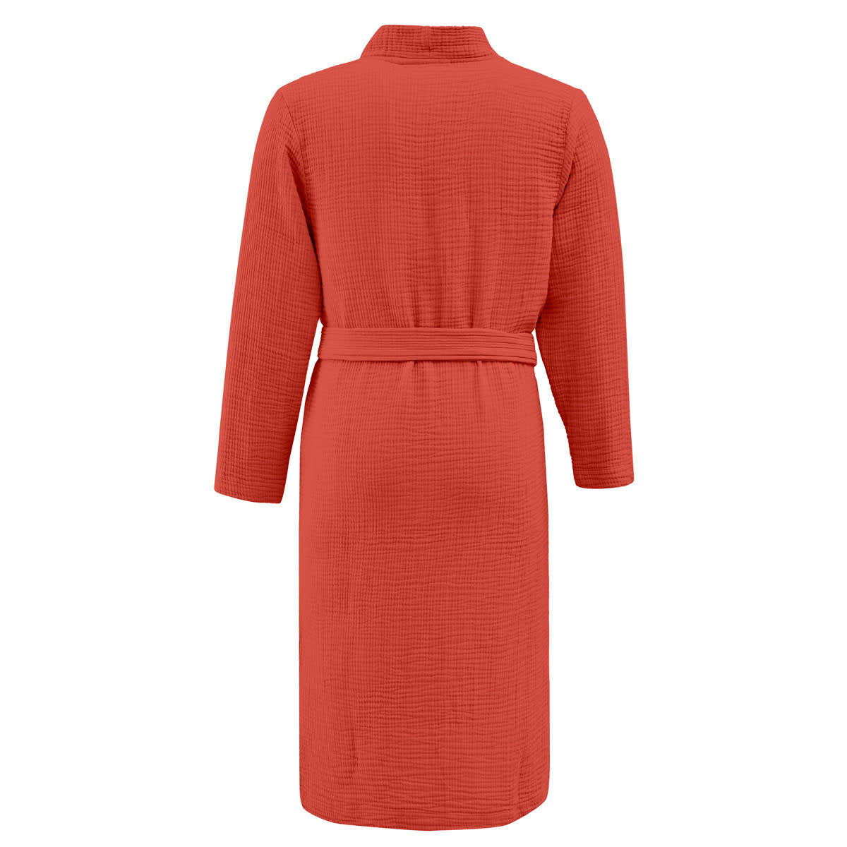 LOFT - Peignoir en gaze de coton  terracota L/XL