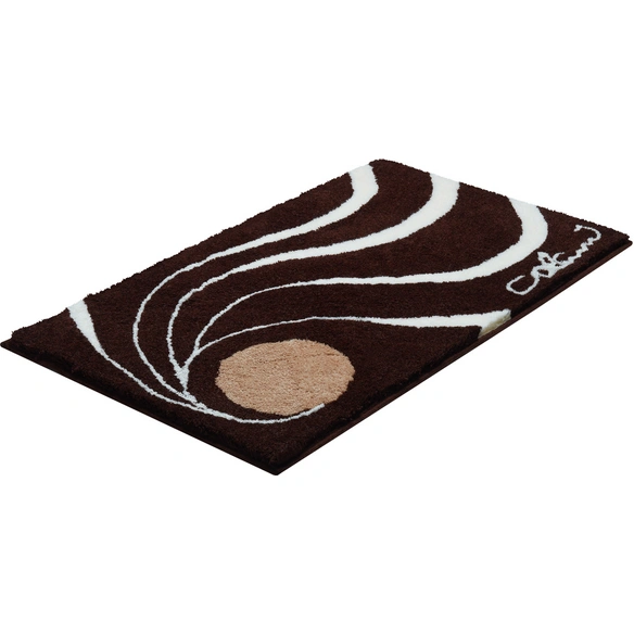 Badematte »Colani 18«, BxL: 60 x 100 cm, braun, aus 100% Polyacryl