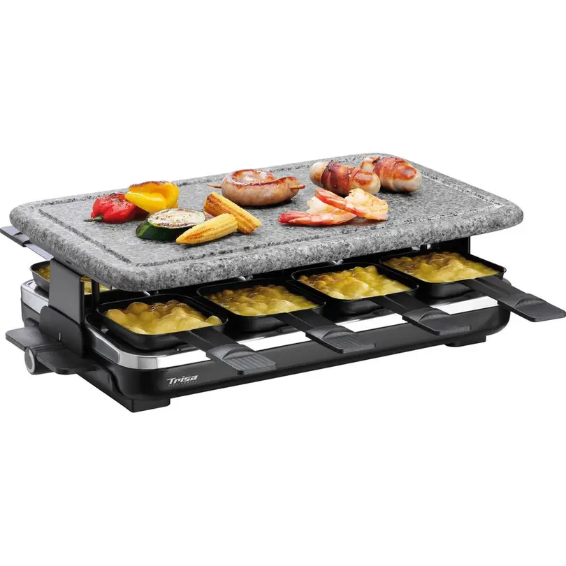 Racletteofen 8er-Set Hot Stone