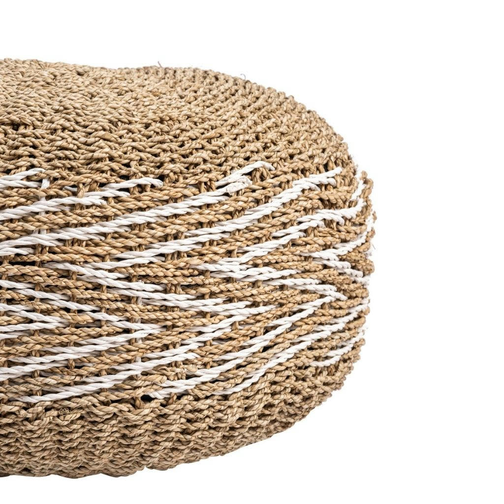 COCOONING - Pouf rond en corde